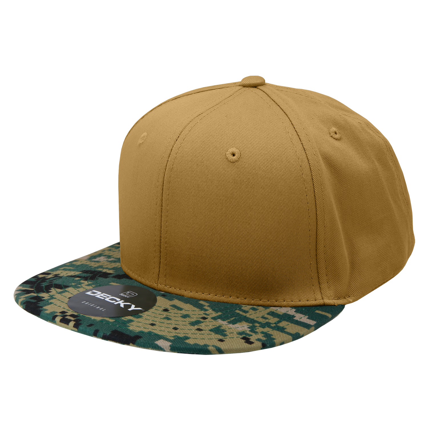 6 Panel High Profile Structured Camo Snapback