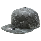 6 Panel High Profile Structured Camo Snapback