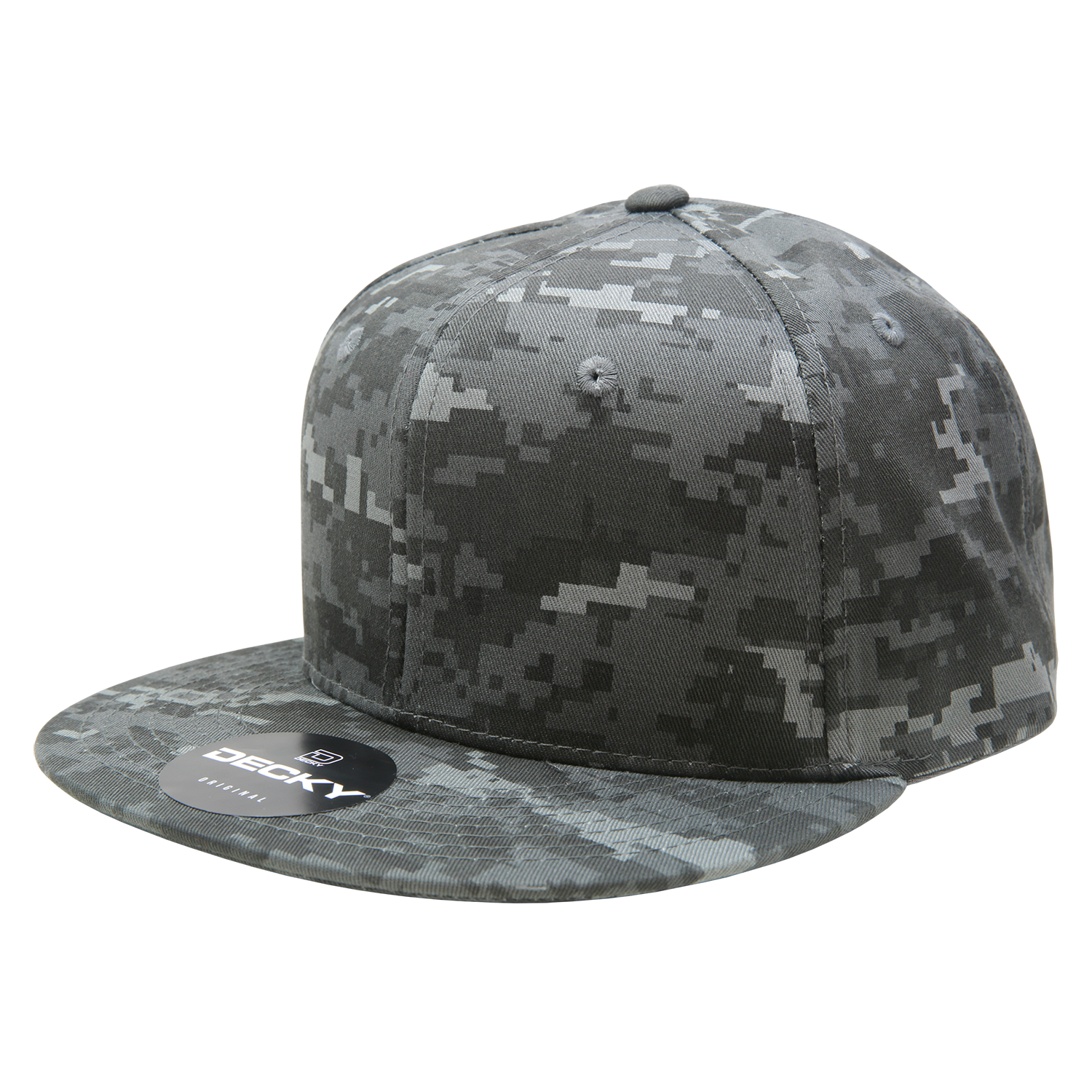 6 Panel High Profile Structured Camo Snapback
