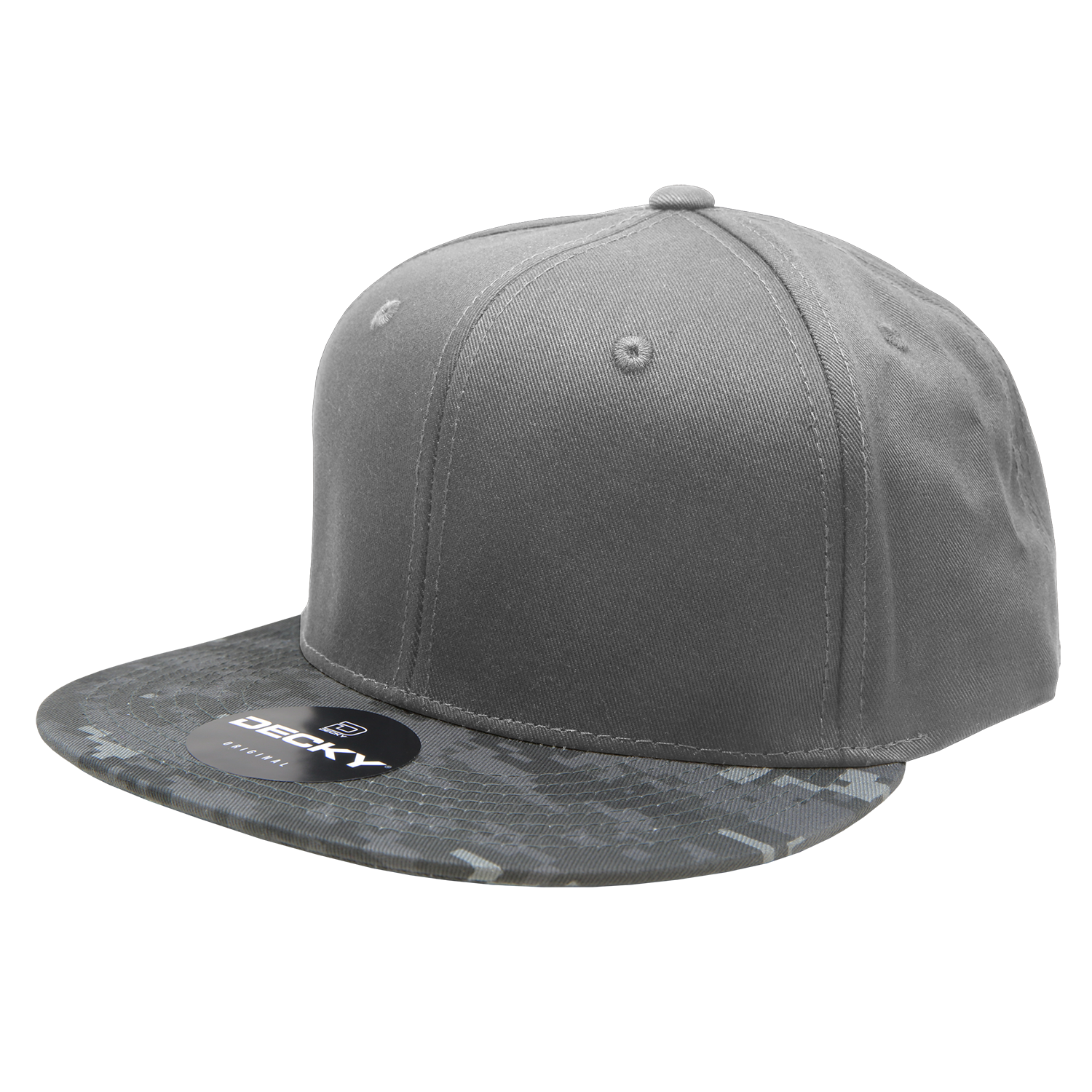 6 Panel High Profile Structured Camo Snapback