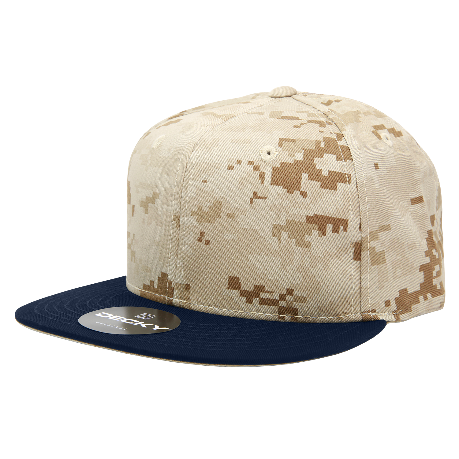 6 Panel High Profile Structured Camo Snapback