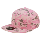 6 Panel High Profile Structured Camo Snapback