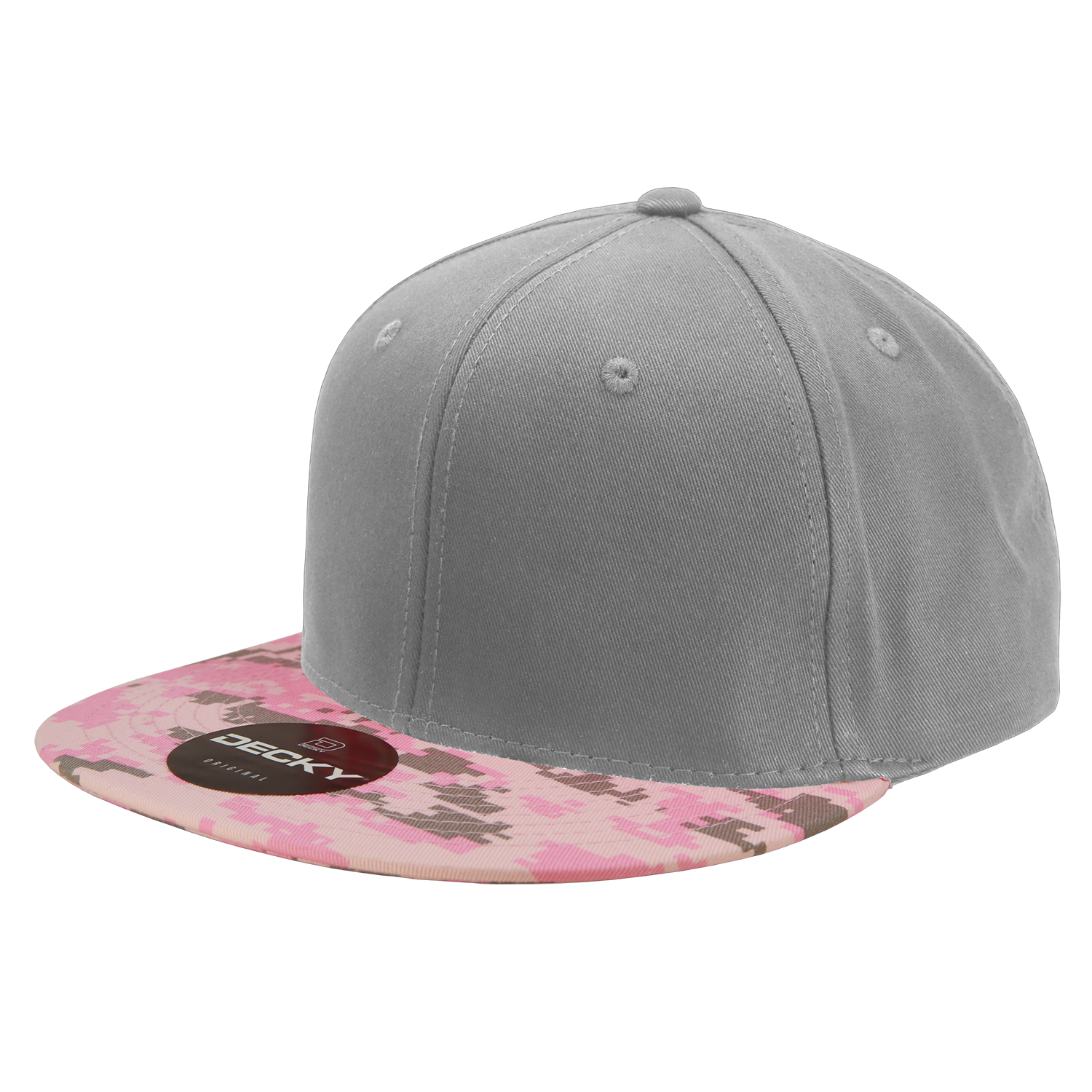 6 Panel High Profile Structured Camo Snapback
