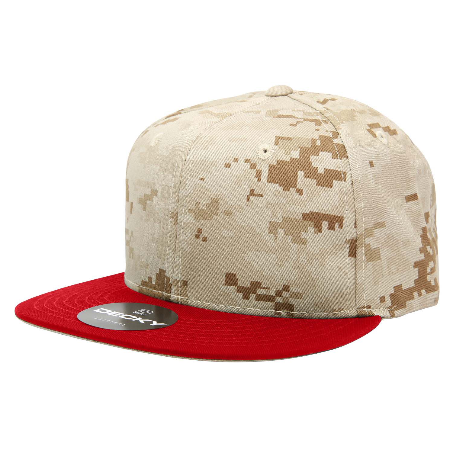 6 Panel High Profile Structured Camo Snapback
