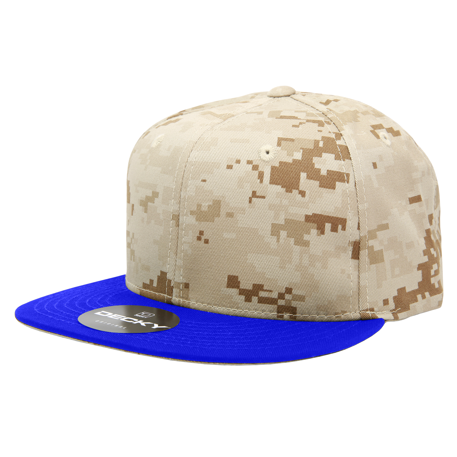 6 Panel High Profile Structured Camo Snapback