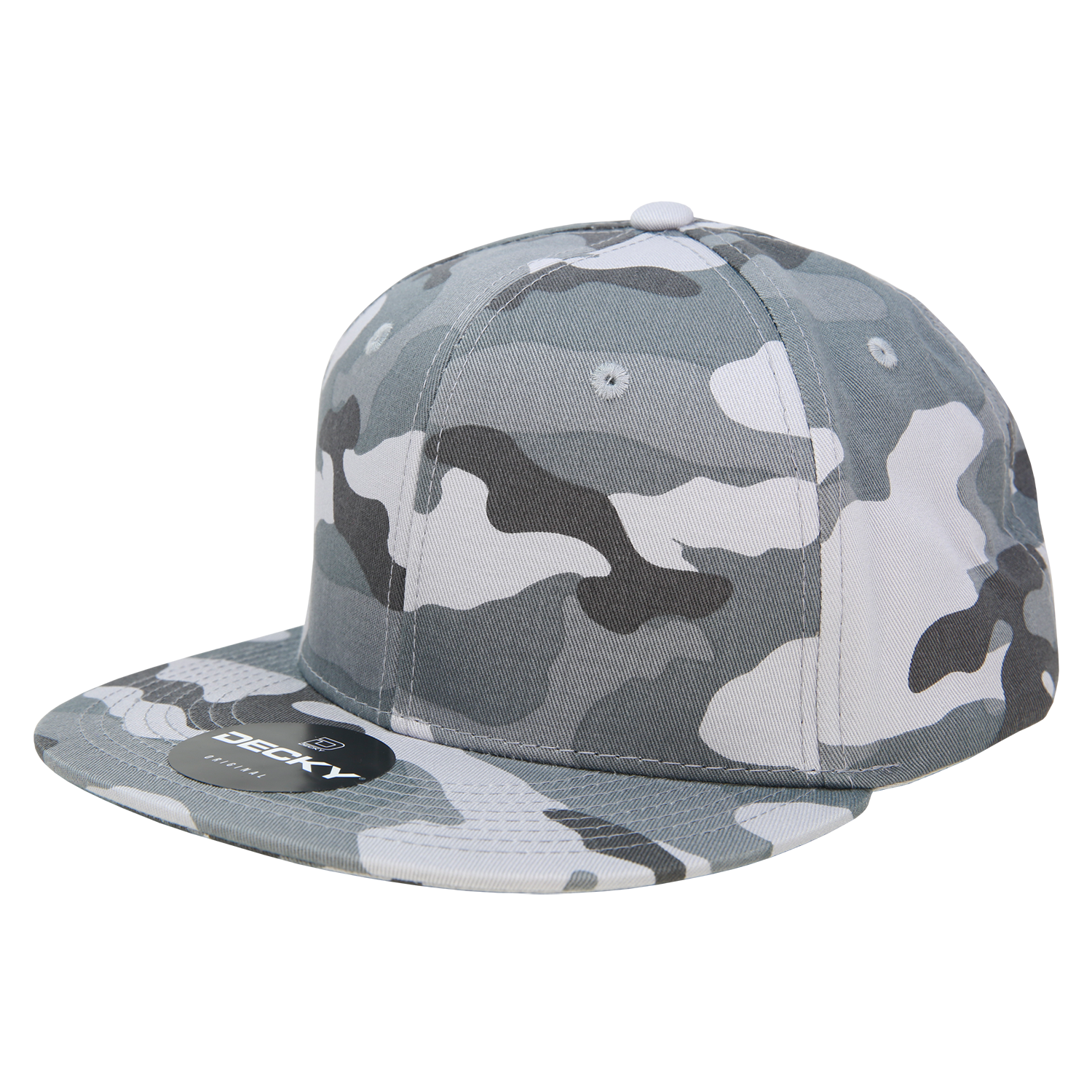 6 Panel High Profile Structured Camo Snapback