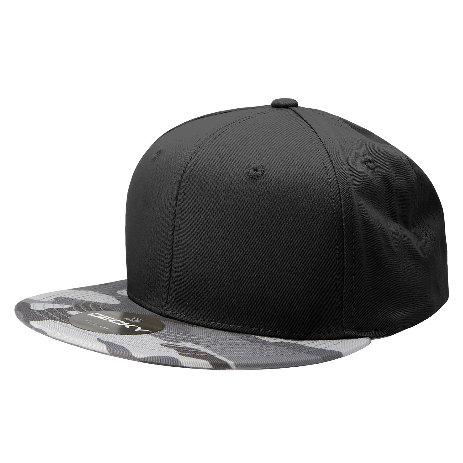 6 Panel High Profile Structured Camo Snapback