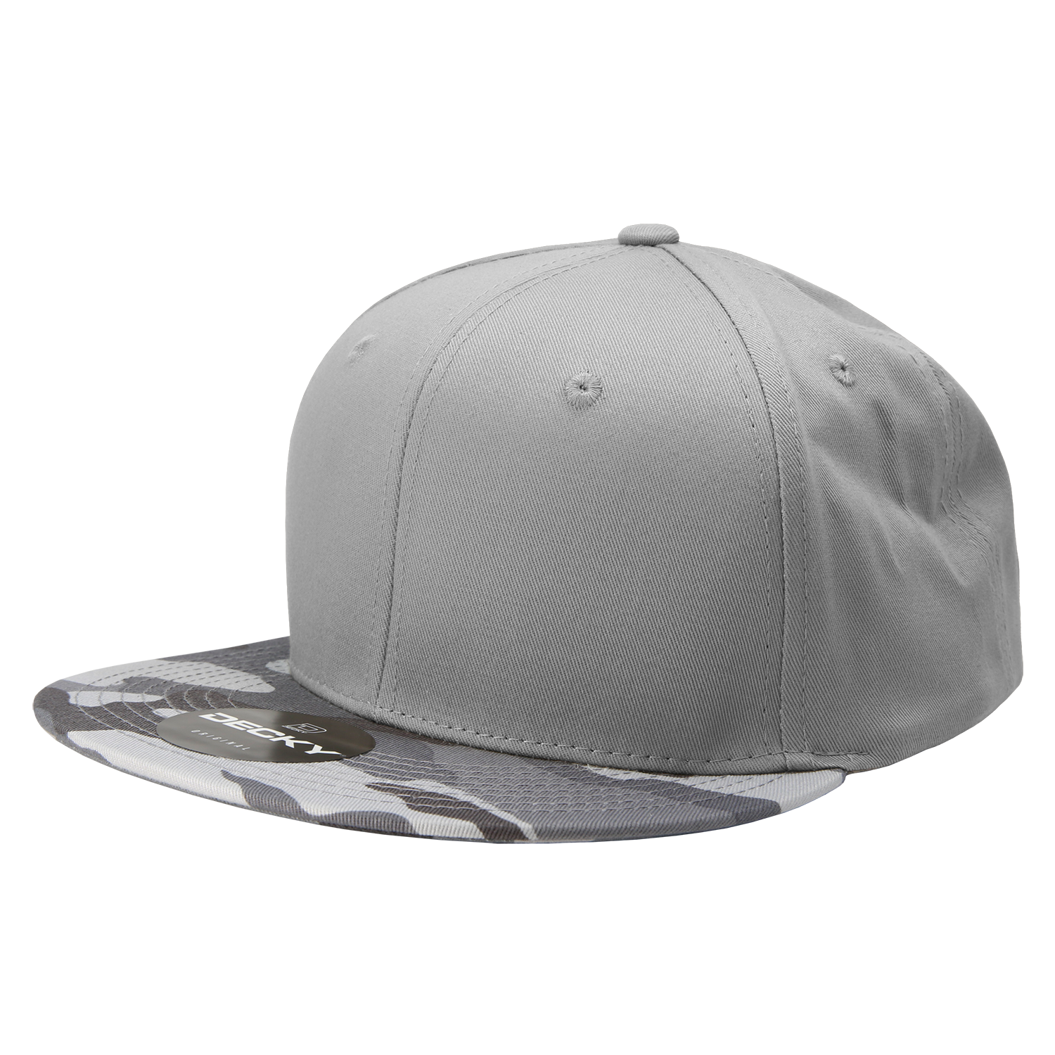 6 Panel High Profile Structured Camo Snapback