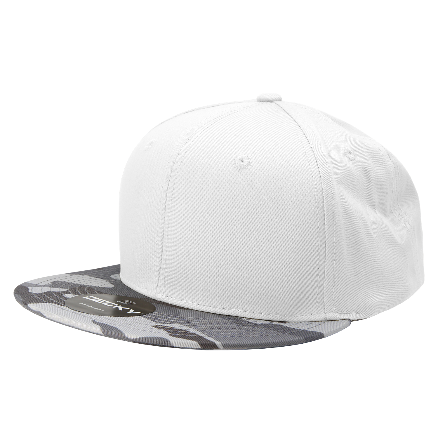 6 Panel High Profile Structured Camo Snapback