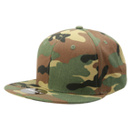 6 Panel High Profile Structured Camo Snapback