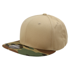 6 Panel High Profile Structured Camo Snapback