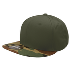 6 Panel High Profile Structured Camo Snapback