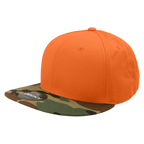 6 Panel High Profile Structured Camo Snapback