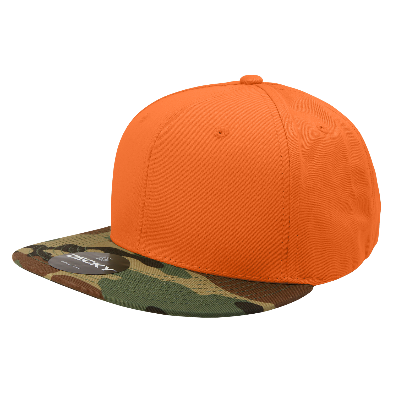 6 Panel High Profile Structured Camo Snapback