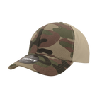 6 Panel Mid Profile Structured Camo Cap