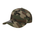 6 Panel Mid Profile Structured Camo Cap