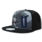 6 Panel High Profile Structured Camo Snapback