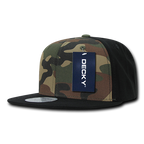 6 Panel High Profile Structured Camo Snapback