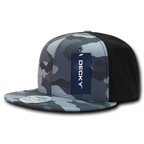 6 Panel High Profile Structured Camo Snapback