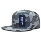 6 Panel High Profile Structured Camo Snapback