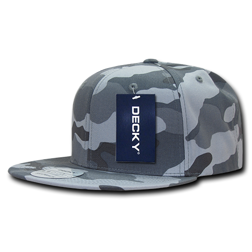 6 Panel High Profile Structured Camo Snapback