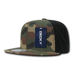 6 Panel High Profile Structured Camo Snapback