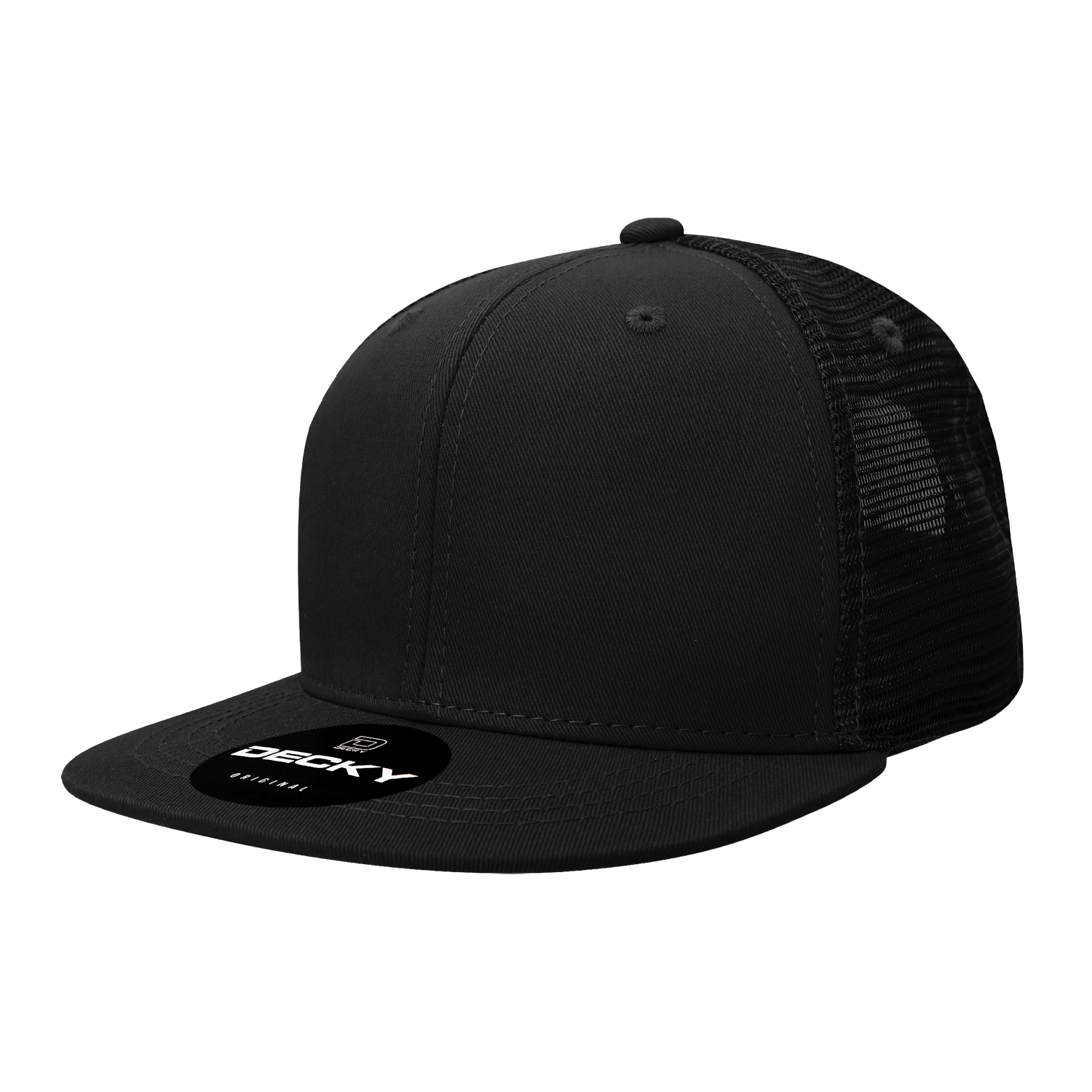 6 Panel High Profile Structured Acrylic/Polyester Trucker