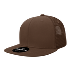6 Panel High Profile Structured Acrylic/Polyester Trucker