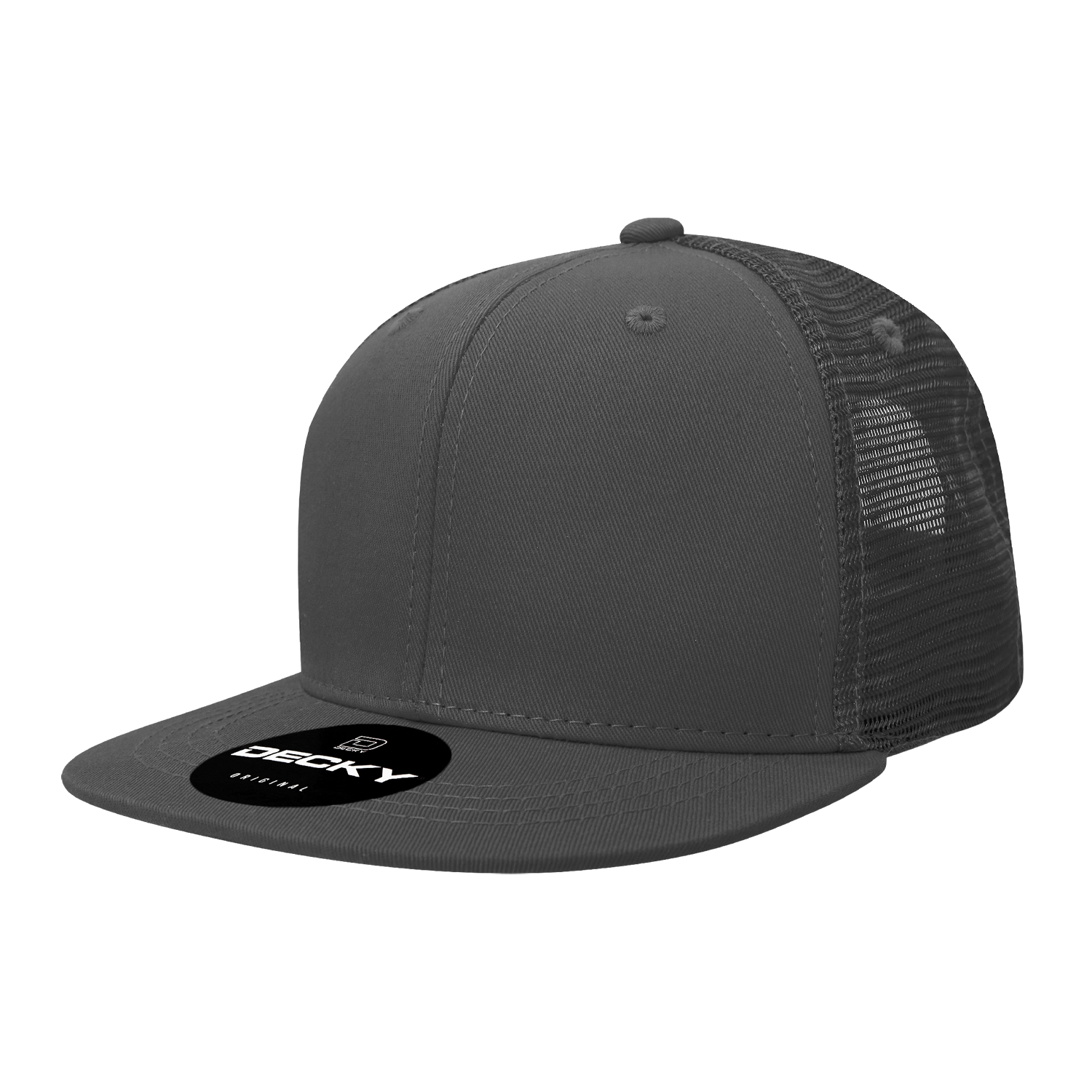 6 Panel High Profile Structured Acrylic/Polyester Trucker