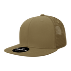 6 Panel High Profile Structured Acrylic/Polyester Trucker