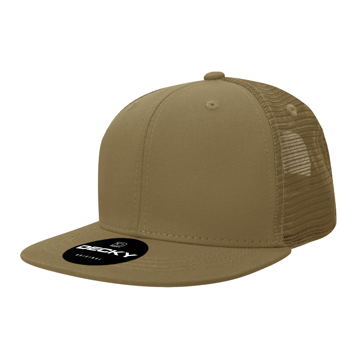 6 Panel High Profile Structured Acrylic/Polyester Trucker