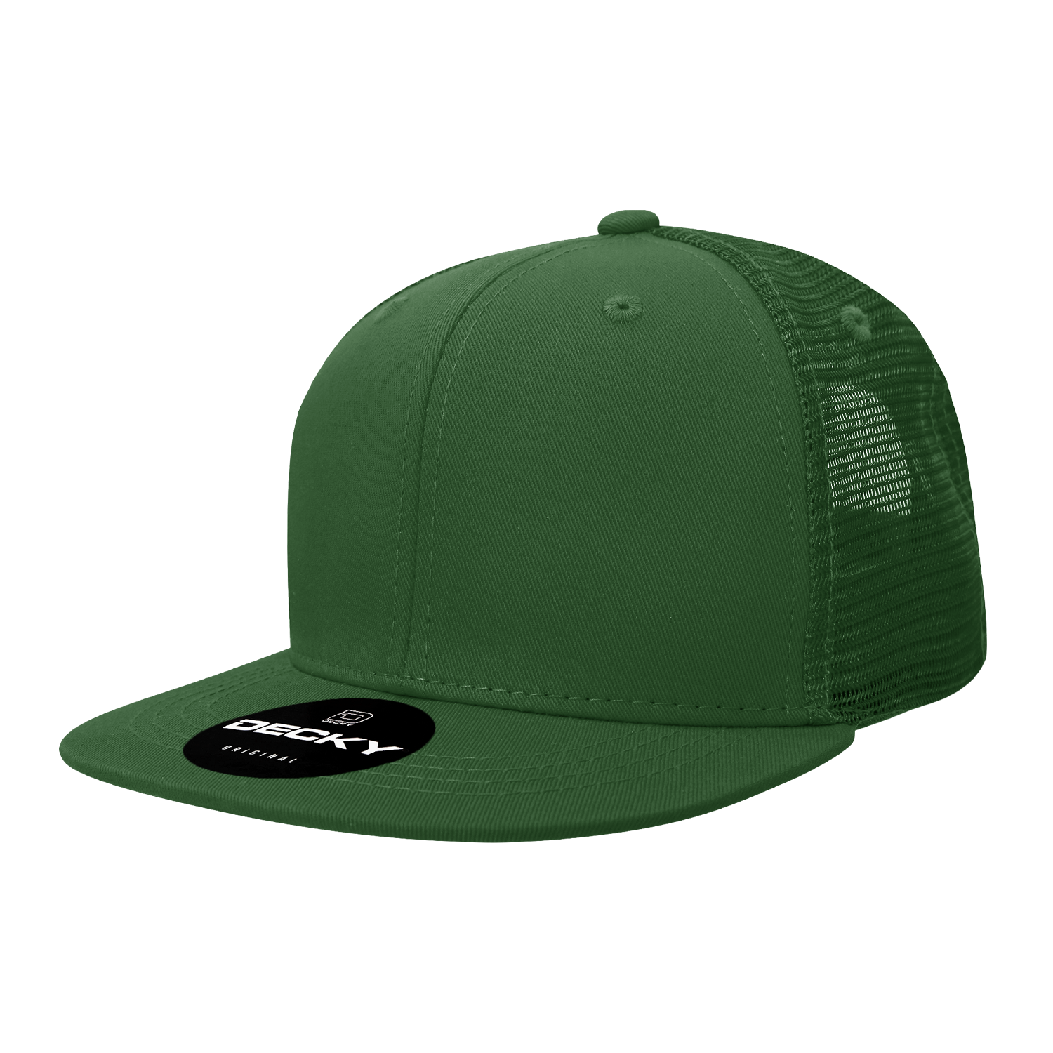 6 Panel High Profile Structured Acrylic/Polyester Trucker