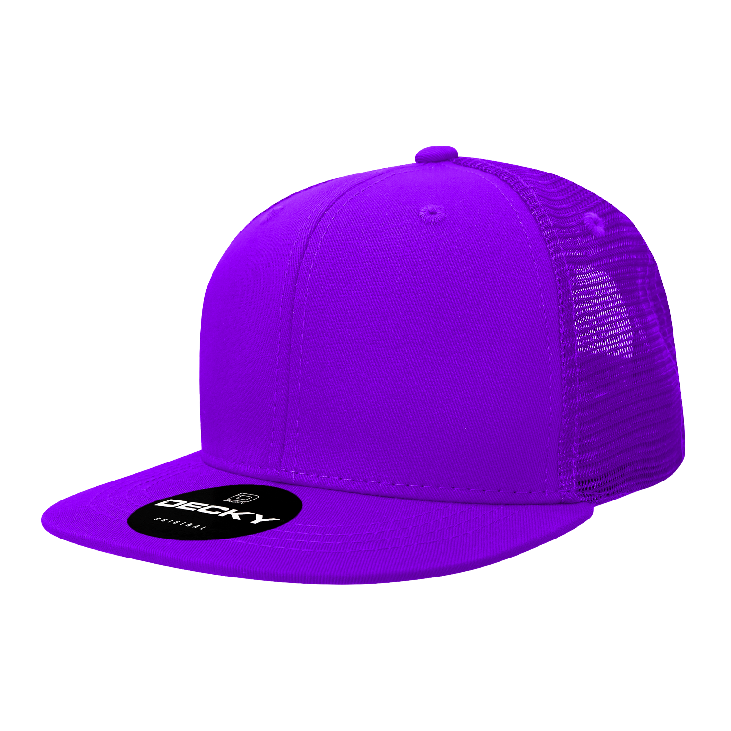 6 Panel High Profile Structured Acrylic/Polyester Trucker