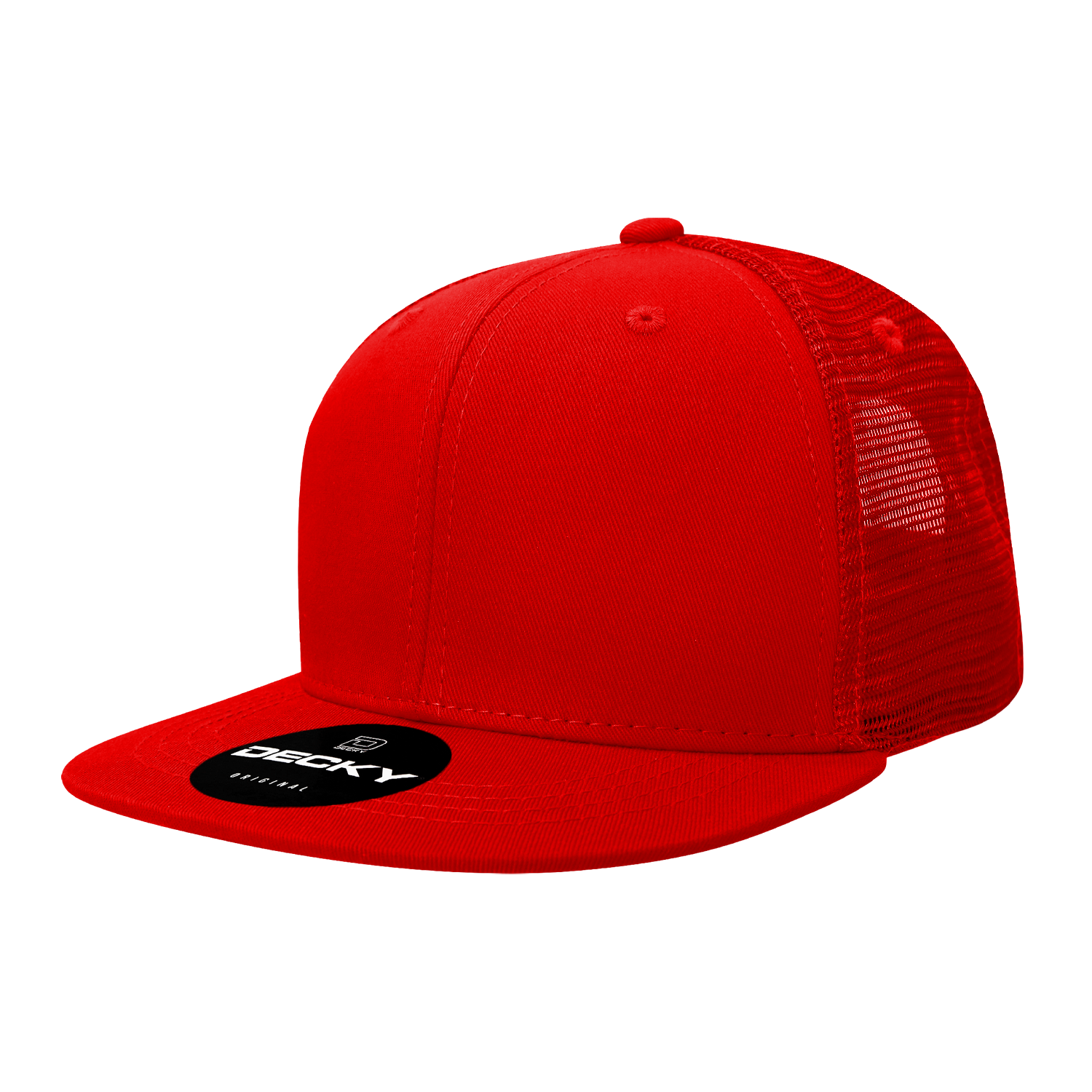 6 Panel High Profile Structured Acrylic/Polyester Trucker