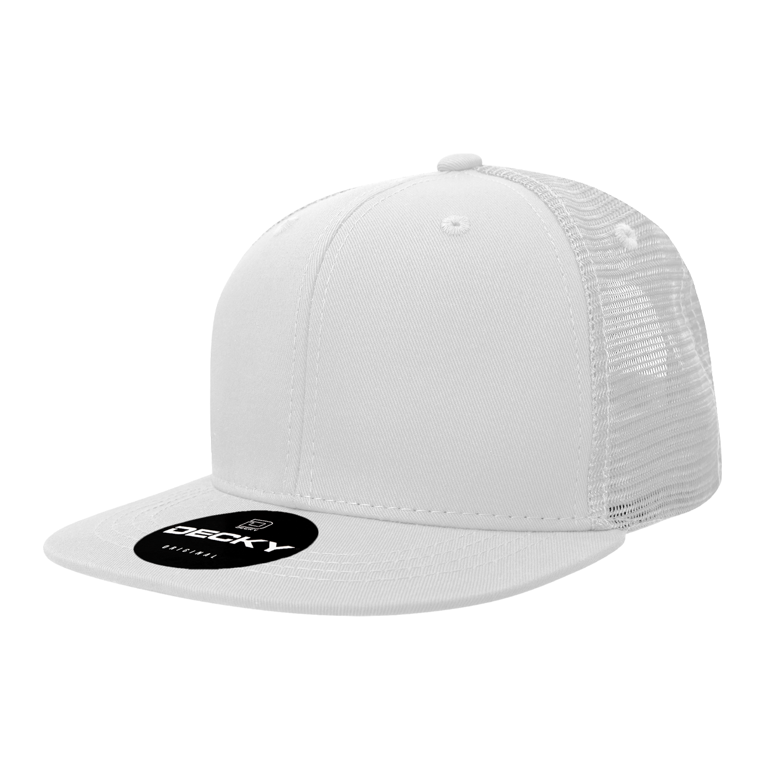 6 Panel High Profile Structured Acrylic/Polyester Trucker
