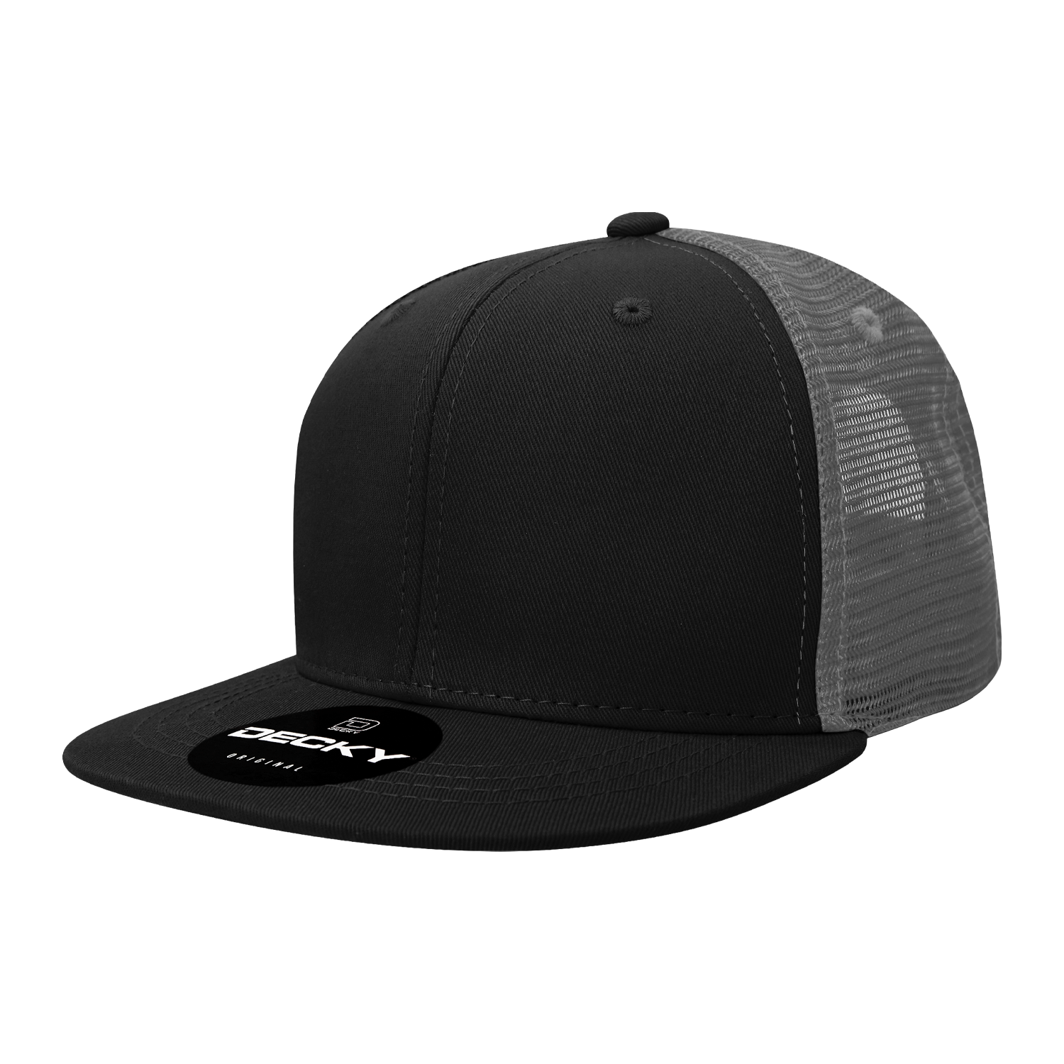 6 Panel High Profile Structured Acrylic/Polyester Trucker