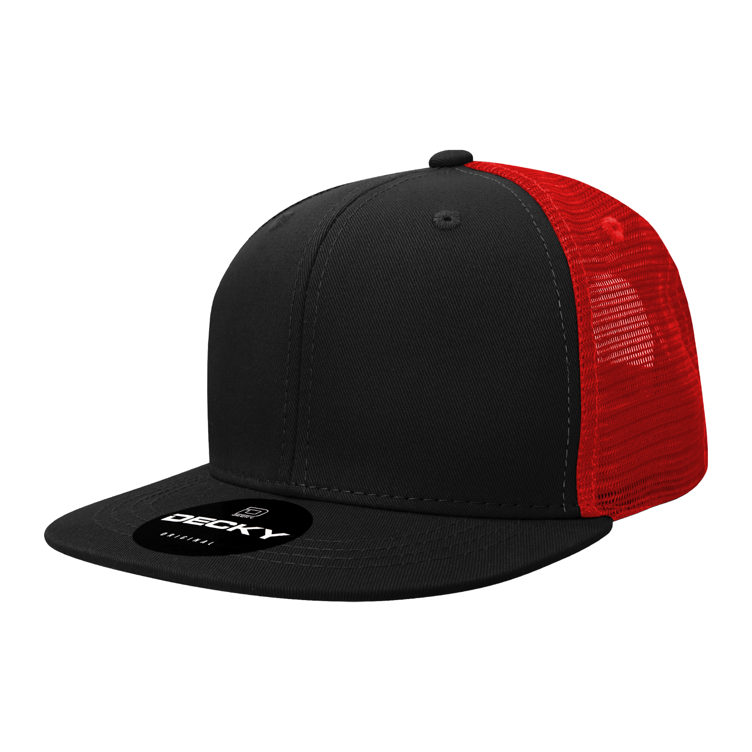 6 Panel High Profile Structured Acrylic/Polyester Trucker
