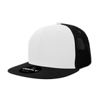 6 Panel High Profile Structured Acrylic/Polyester Trucker