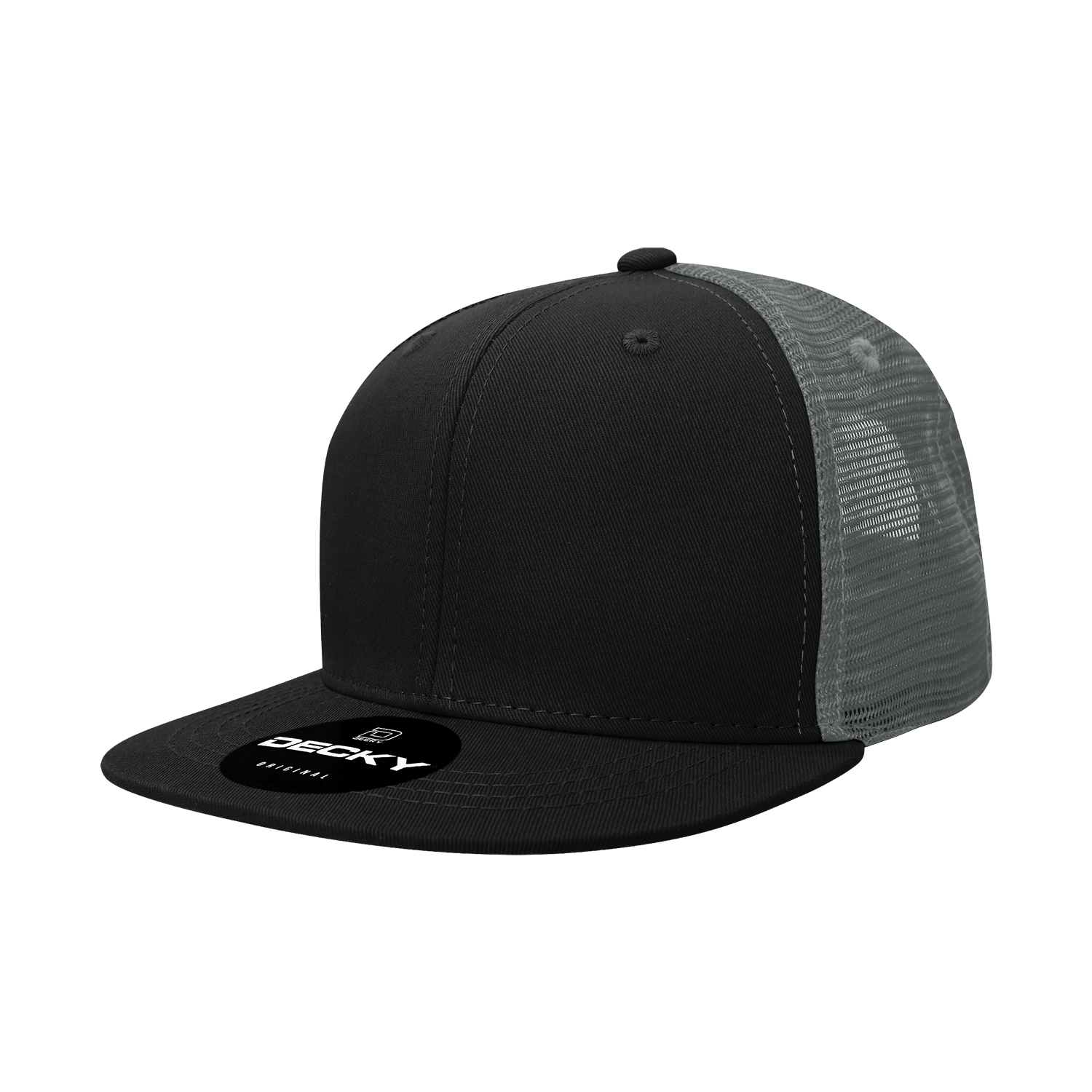6 Panel High Profile Structured Acrylic/Polyester Trucker