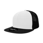 6 Panel High Profile Structured Acrylic/Polyester Trucker
