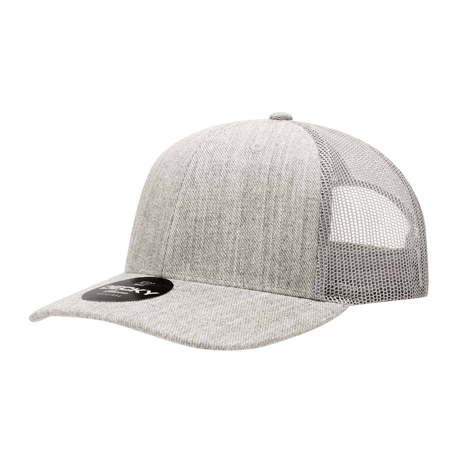 6 Panel Mid Profile Structured Acrylic/Polyester Trucker