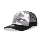 6 Panel Mid Profile Structured Camo Trucker