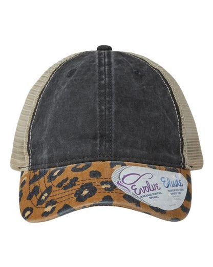 Women's Printed Bill with Mesh Back Cap
