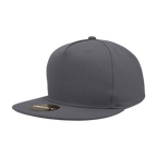 5 Panel High Profile Structured Cotton Blend Snapback