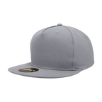 5 Panel High Profile Structured Cotton Blend Snapback