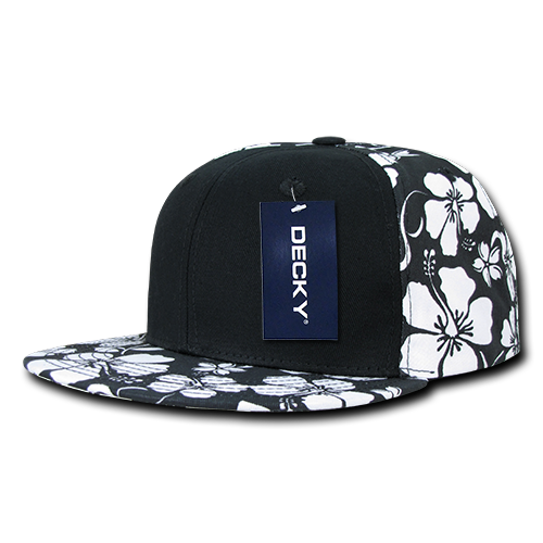 Solid Front Floral Snapbacks