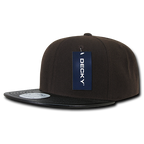 6 Panel High Profile Structured Vinyl Snapback