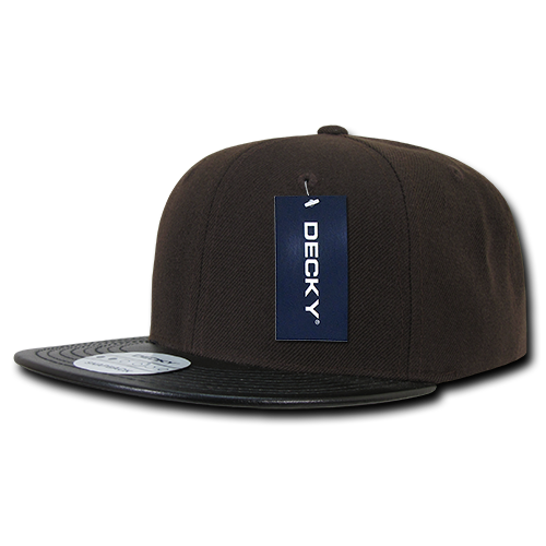 6 Panel High Profile Structured Vinyl Snapback