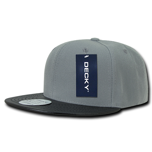 6 Panel High Profile Structured Vinyl Snapback