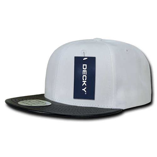 6 Panel High Profile Structured Vinyl Snapback